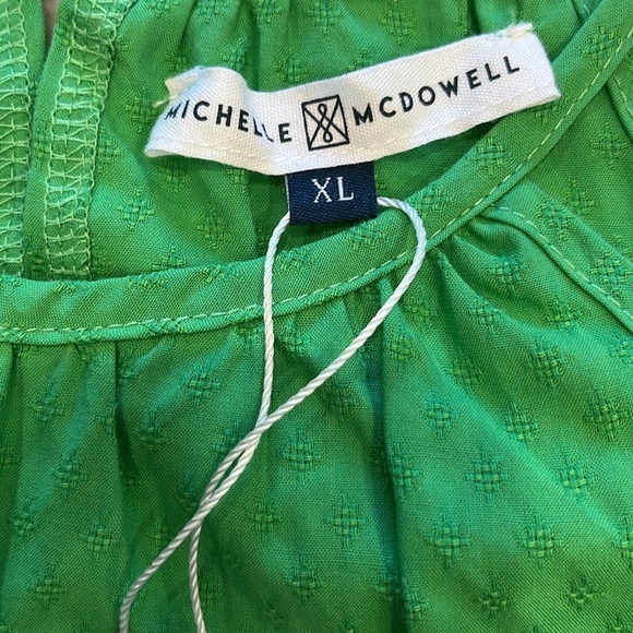 NEW Michelle McDowell Arianna Halter Style Top Jade Green Size XL - Picture 4 of 10